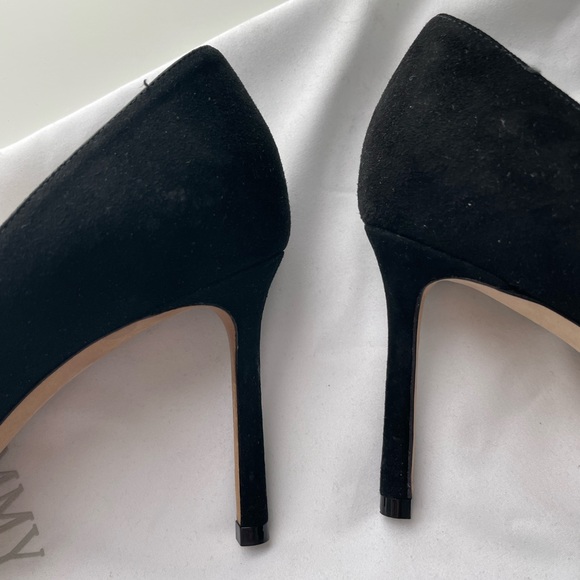 Jimmy Choo Black Suede Pointed Pumps LIKE NEW - Picture 8 of 8